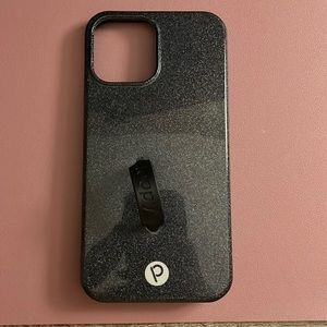 Loopy iPhone 12 pro max case - Black glitter ✨
